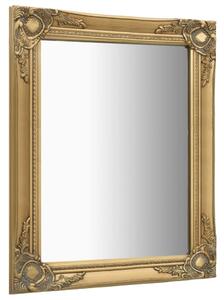 Nástěnné zrcadlo Parrenic - barokní styl - 60x80 cm | zlaté