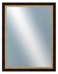DANTIK - Zarámované zrcadlo - rozměr s rámem cca 70x90 cm z lišty SCALA hnědá (2754)