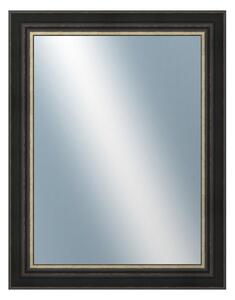 DANTIK - Zarámované zrcadlo - rozměr s rámem cca 70x90 cm z lišty GREECE černá (2641)