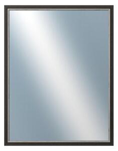 DANTIK - Zarámované zrcadlo - rozměr s rámem cca 70x90 cm z lišty TAIGA černá (3108)