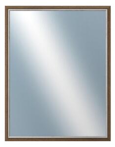 DANTIK - Zarámované zrcadlo - rozměr s rámem cca 70x90 cm z lišty TAIGA sv.hnědá (3106)