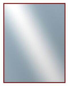 DANTIK - Zarámované zrcadlo - rozměr s rámem cca 70x90 cm z lišty Hliník vínová | P269-209 (7269209)
