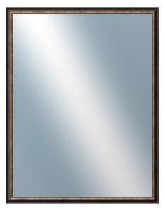 DANTIK - Zarámované zrcadlo - rozměr s rámem cca 70x90 cm z lišty TRITON černá (2139)
