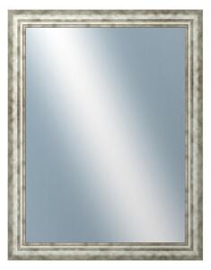 DANTIK - Zarámované zrcadlo - rozměr s rámem cca 70x90 cm z lišty TRITON široký stříbrný (2950)