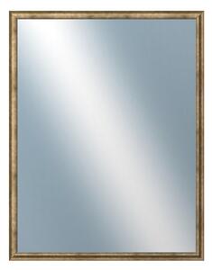 DANTIK - Zarámované zrcadlo - rozměr s rámem cca 70x90 cm z lišty TRITON bílý bronz (2140)