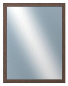 DANTIK - Zarámované zrcadlo - rozměr s rámem cca 70x90 cm z lišty RETRO hnědá (3144)