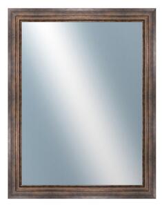 DANTIK - Zarámované zrcadlo - rozměr s rámem cca 70x90 cm z lišty TRITON široký měď antik (2951)