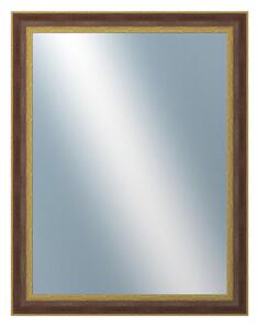 DANTIK - Zarámované zrcadlo - rozměr s rámem cca 70x90 cm z lišty ZVRATNÁ červenozlatá plast (3069)