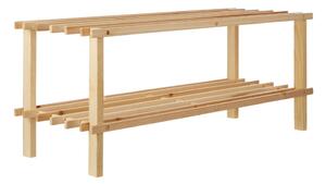 Botník z jedlového dřeva ve světle přírodní barvě 74x30x27 cm Parker – Premier Housewares