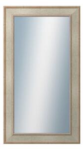 DANTIK - Zarámované zrcadlo - rozměr s rámem cca 50x90 cm z lišty TOOTH stříbrná (2779)