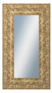 DANTIK - Zarámované zrcadlo - rozměr s rámem cca 50x90 cm z lišty KŘÍDLO zdobné zlaté (2890)