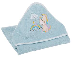 Dětský ručník s kapucí BABY 34 modrý