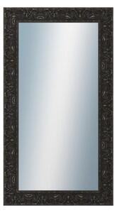 DANTIK - Zarámované zrcadlo - rozměr s rámem cca 50x90 cm z lišty PRAHA černá (2753)