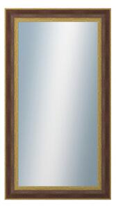 DANTIK - Zarámované zrcadlo - rozměr s rámem cca 50x90 cm z lišty ZVRATNÁ červenozlatá plast (3069)