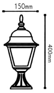 ACA Lighting Garden lantern venkovní stojací svítidlo HI6043R