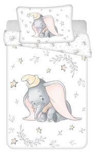 JERRY FABRICS Povlečení do postýlky Dumbo Stars Bavlna, 100/135, 40/60 cm