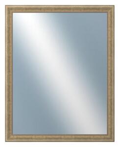 DANTIK - Zarámované zrcadlo - rozměr s rámem cca 80x100 cm z lišty KŘÍDLO malé zlaté patina (2774)