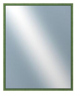 DANTIK - Zarámované zrcadlo - rozměr s rámem cca 80x100 cm z lišty BOX zelená mořená (1751)