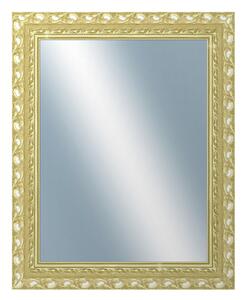 DANTIK - Zarámované zrcadlo - rozměr s rámem cca 80x100 cm z lišty ROKOKO zlatá házená (2882)