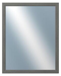 DANTIK - Zarámované zrcadlo - rozměr s rámem cca 80x100 cm z lišty STEP tmavěšedá (3021)
