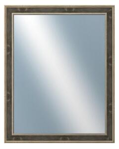 DANTIK - Zarámované zrcadlo - rozměr s rámem cca 80x100 cm z lišty TOOTH zlato černá (2780)