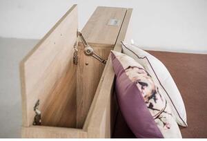 Ahorn TROPEA BOX U HLAVY - postel s praktickým úložným boxem za hlavou 120 x 200 cm