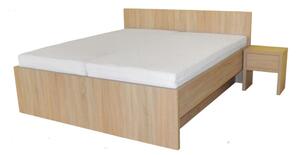 Ahorn TROPEA - moderní lamino postel s plným čelem 180 x 200 cm