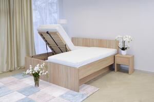 Ahorn TROPEA - moderní lamino postel s plným čelem 160 x 190 cm