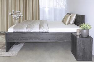 Ahorn LORANO - moderní lamino postel s děleným čelem 180 x 200 cm