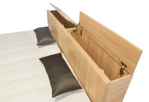 Ahorn TROPEA BOX U HLAVY - postel s praktickým úložným boxem za hlavou 140 x 190 cm