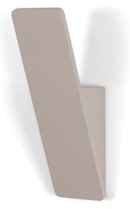 Světle šedý nástěnný ocelový háček Angle – Spinder Design