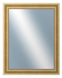 DANTIK - Zarámované zrcadlo - rozměr s rámem cca 80x100 cm z lišty KŘÍDLO velké zlaté patina (2772)