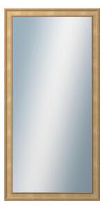 DANTIK - Zarámované zrcadlo - rozměr s rámem cca 50x100 cm z lišty TOOTH malá zlatá (3161)