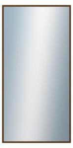 DANTIK - Zarámované zrcadlo - rozměr s rámem cca 50x100 cm z lišty Hliník hnědá | P269-211 (7269211)