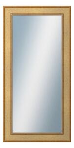 DANTIK - Zarámované zrcadlo - rozměr s rámem cca 50x100 cm z lišty TOOTH zlatá (2778)