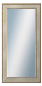 DANTIK - Zarámované zrcadlo - rozměr s rámem cca 50x100 cm z lišty TOOTH stříbrná (2779)