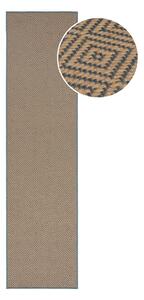 Jutový běhoun v modro-přírodní barvě 60x230 cm Diamond – Flair Rugs