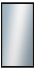 DANTIK - Zarámované zrcadlo - rozměr s rámem cca 50x100 cm z lišty FC černá vysoká (2185)