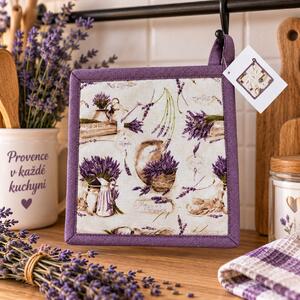 Kuchyňská chňapka Levandule fleur 20 × 20 cm 1130005