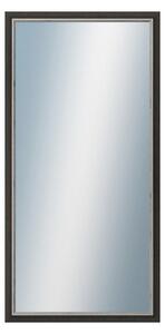 DANTIK - Zarámované zrcadlo - rozměr s rámem cca 50x100 cm z lišty TAIGA černá (3108)