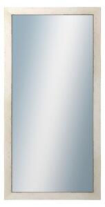 DANTIK - Zarámované zrcadlo - rozměr s rámem cca 50x100 cm z lišty RETRO bílá (2531)