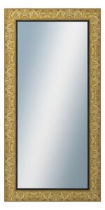 DANTIK - Zarámované zrcadlo - rozměr s rámem cca 50x100 cm z lišty PRAHA zlatá (2752)