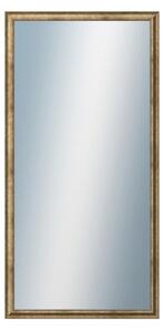 DANTIK - Zarámované zrcadlo - rozměr s rámem cca 50x100 cm z lišty TRITON bílý bronz (2140)