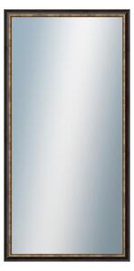 DANTIK - Zarámované zrcadlo - rozměr s rámem cca 50x100 cm z lišty TRITON černá (2139)