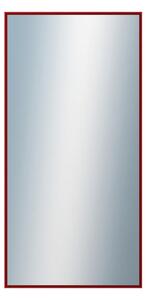 DANTIK - Zarámované zrcadlo - rozměr s rámem cca 50x100 cm z lišty Hliník vínová | P269-209 (7269209)