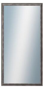 DANTIK - Zarámované zrcadlo - rozměr s rámem cca 50x100 cm z lišty TRITON cín (2146)