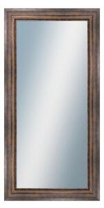 DANTIK - Zarámované zrcadlo - rozměr s rámem cca 50x100 cm z lišty TRITON široký měď antik (2951)