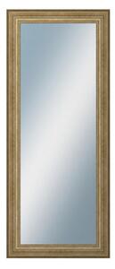 DANTIK - Zarámované zrcadlo - rozměr s rámem cca 50x120 cm z lišty HRAD stříbrná patina (2823)