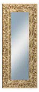 DANTIK - Zarámované zrcadlo - rozměr s rámem cca 50x120 cm z lišty KŘÍDLO zdobné zlaté (2890)