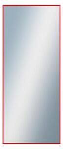 DANTIK - Zarámované zrcadlo - rozměr s rámem cca 50x120 cm z lišty Hliník červená | P01-098 (7001098)